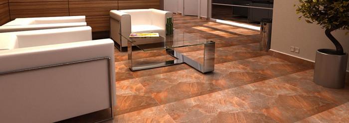 Гранитогресни настилки в големи размери и имитация на камък