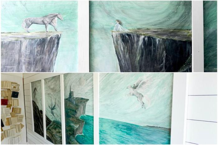 Приказни герои по стените