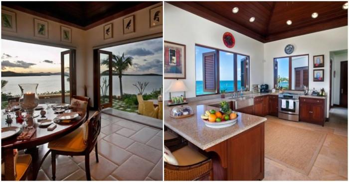 Кухня и трапезария с великолепна гледка