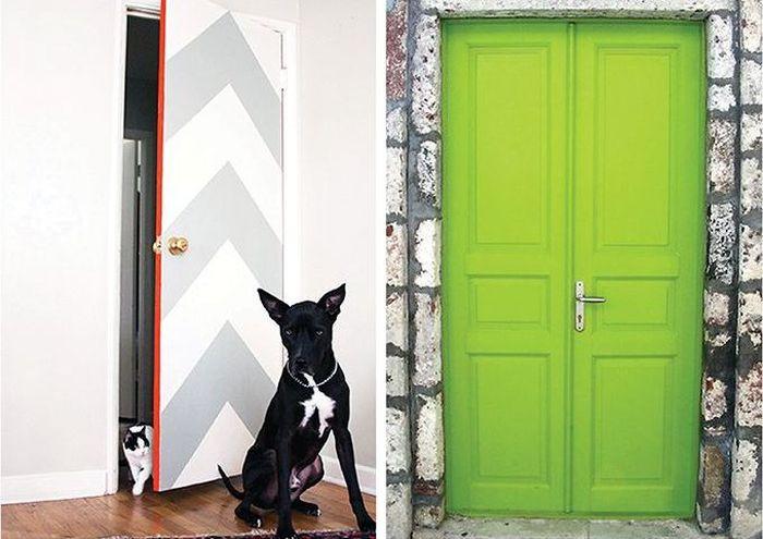 Акцентирайте върху вратата