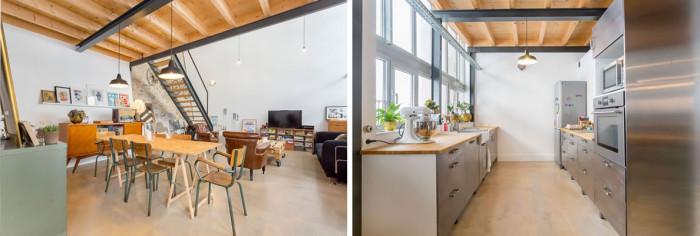 Ретро трапезария, модерна кухня