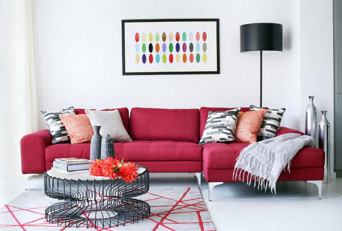 Запазете розовото и червеното за подвижните елементи у дома