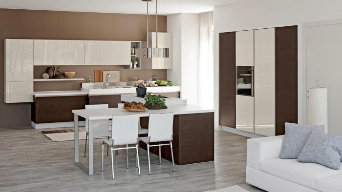 Италианската кухня е светла и подчинена на неутралните нюанси