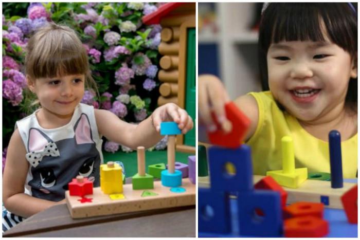 Игра на цветове, форми и числа