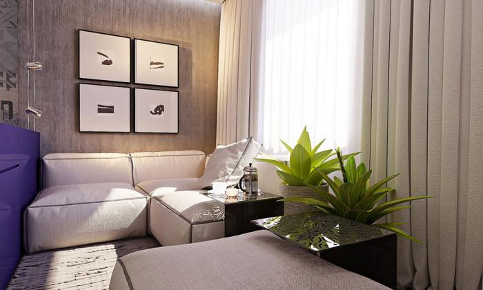 Дневната е подчинена на идеята за отмора след дългия работен ден