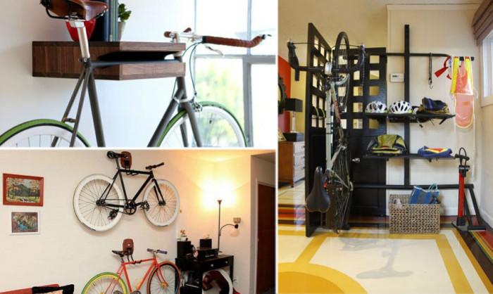 Седем хитри идеи къде да държим велосипеда у дома