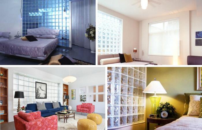 Стъклените тухли като помощен елемент