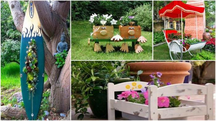 Необичайна, забавна и оригинална градина