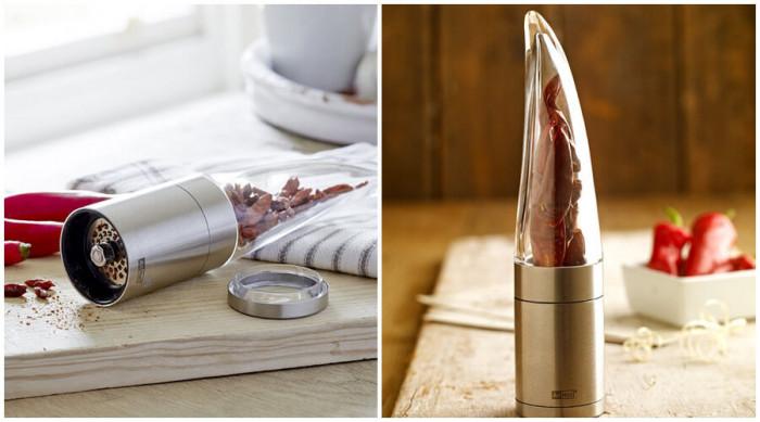 Ръчна мелничка за фино смилане на подправки и чили