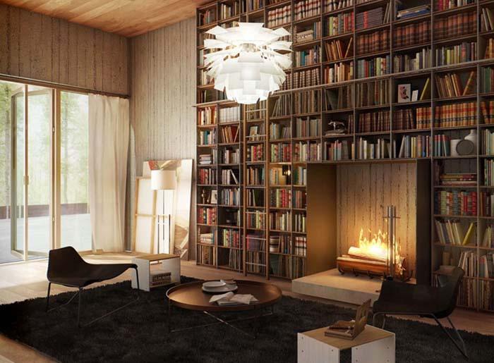 Да четеш любимата си книга до камината