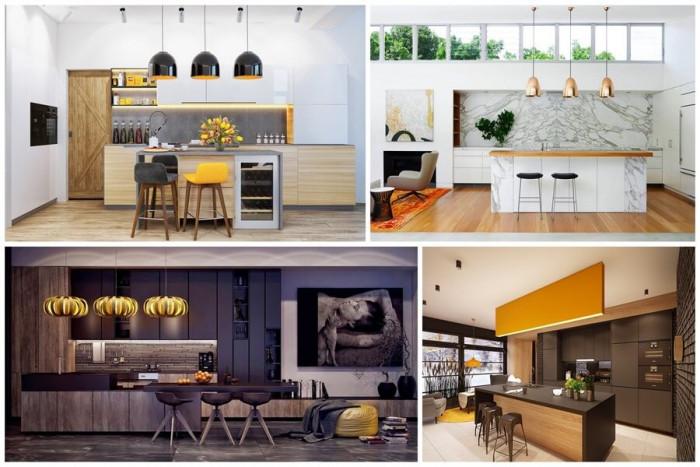 Геометричните форми властват в модерната кухня