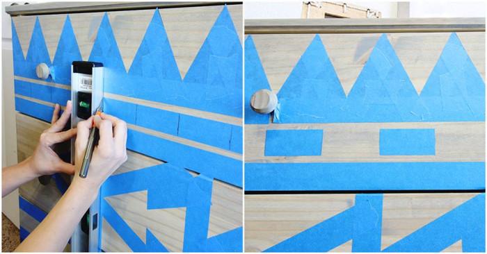 Стъпка 2 - разчертаване и облепване