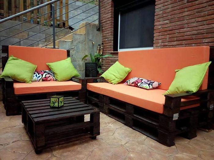 14 идеи за градински мебели от палети