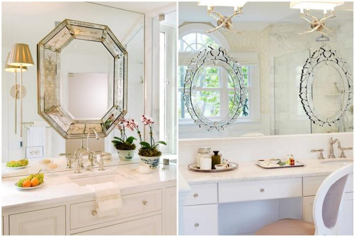 Венециански огледала за баня - символ на елегантността