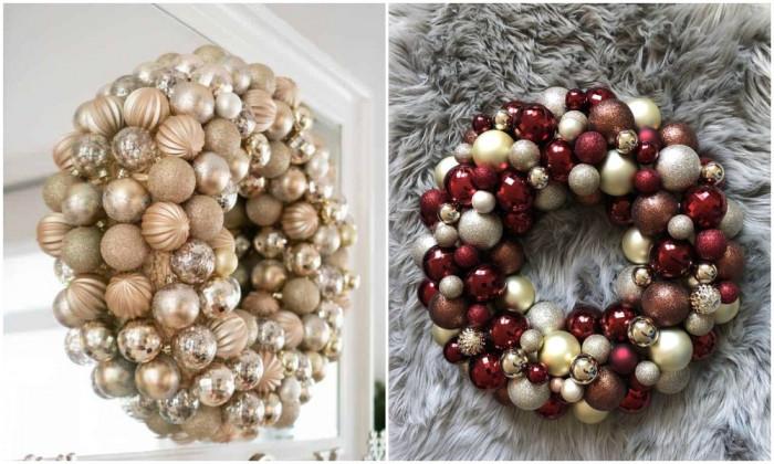 Блестящ елемент от коледната декорация