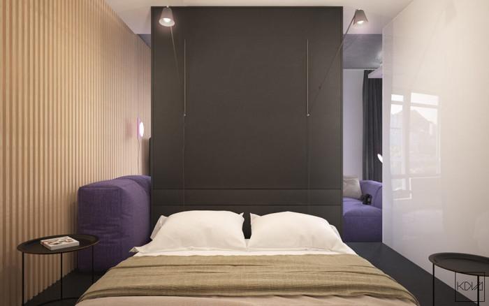 Спалнята е малка, но удобна