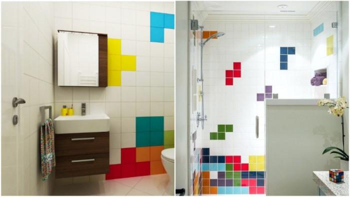 Да поиграем тетрис в банята