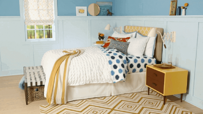 След ремонта - уютна стая със свежа визия