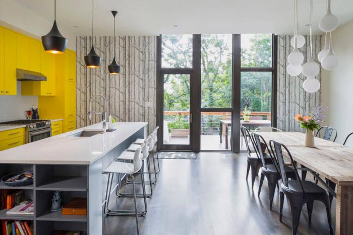 Впечатляваща кухня-трапезария