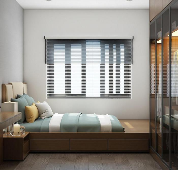 Светлината оживява в спалното помещение