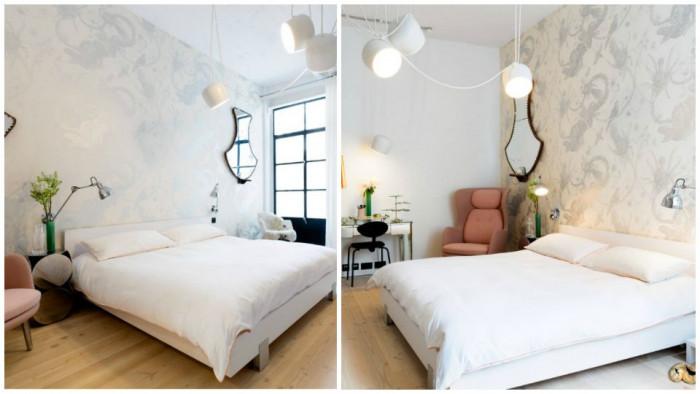 Спалнята - непретенциозна, но романтична