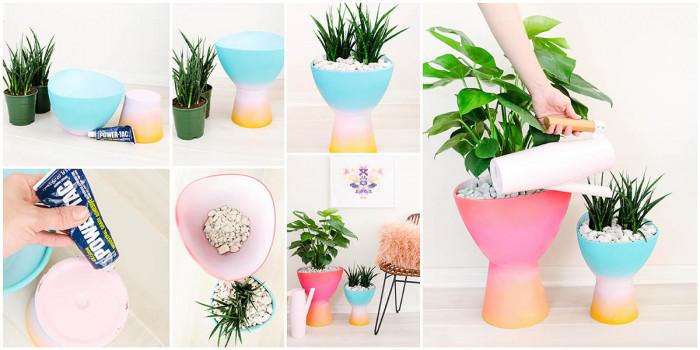 Направи си сам творение - 2 саксии в 1