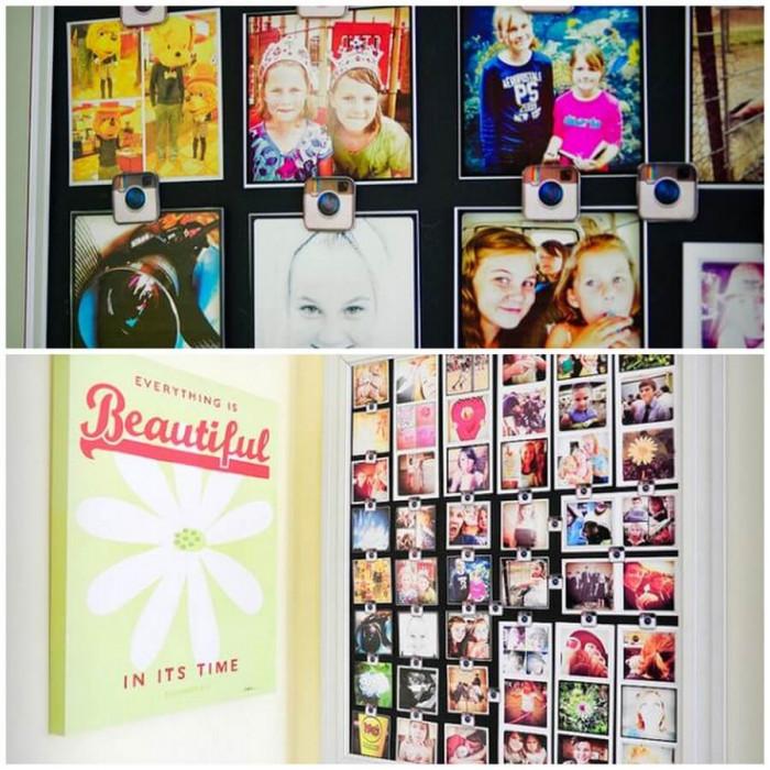 Пренесете снимките от социалната мрежа върху стената