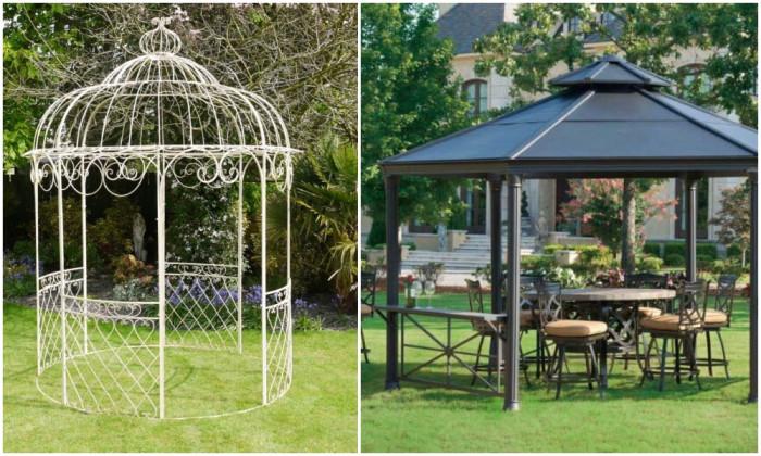 Метална конструкция за беседка