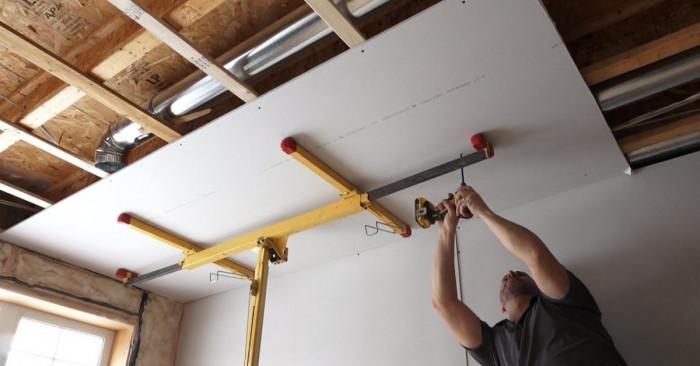 Как сами да направим окачен таван от гипсокартон?