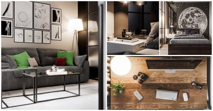 Функционално обзавеждане и артистичен дизайн в 45 кв.м.