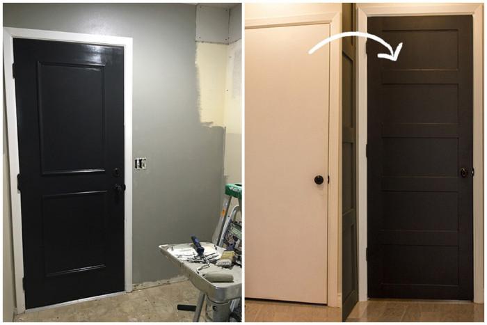 Боядисването на вратите е класическо решение за ограничен бюджет