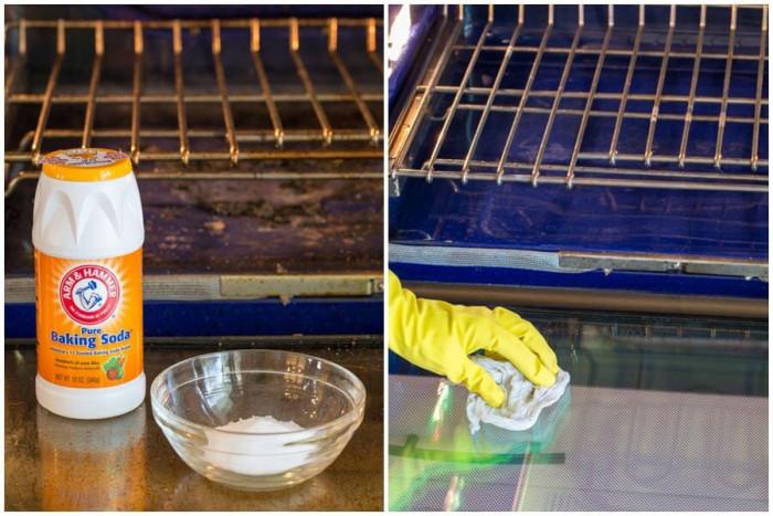 Как да се отървем от петната по вратата на фурната?