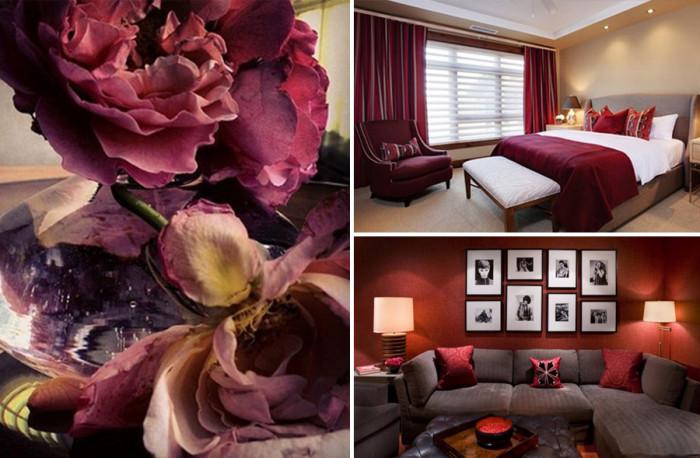 Цветът Марсала навлиза в интериорния дизайн през 2015г.