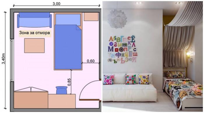 Поставете диван в детската стая, предназначена за тийнейджър