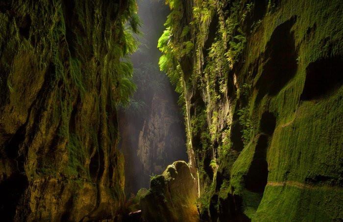 Каньонът Клаустрал, Сини Планини