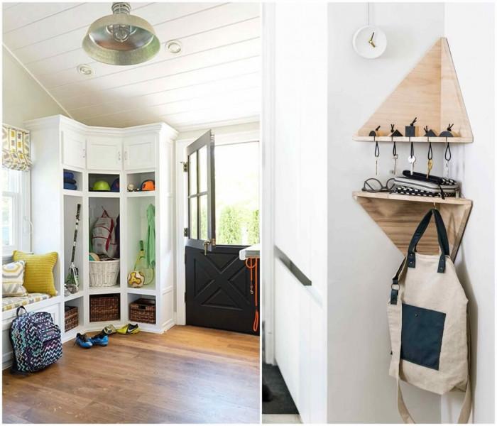 Ъглови пространства в антрето