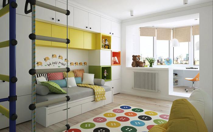 Оползотворете балкона към детската стая