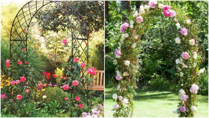 Да създадем приказна градина с цветна арка