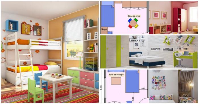Как правилно да разположим мебелите в детска стая със средни размери?