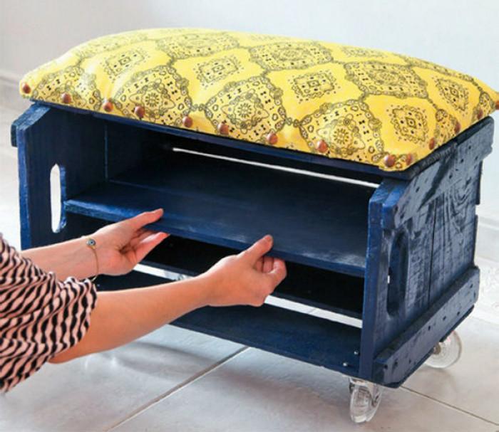 Шкафче за обувки от дървена щайга - Стъпка 5