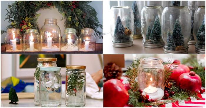 5 вълшебни начина да декорирате дома си за Коледа с... бурканчета