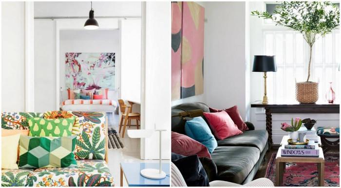 Внесете цветове, които да наситят стаята с позитивно настроение