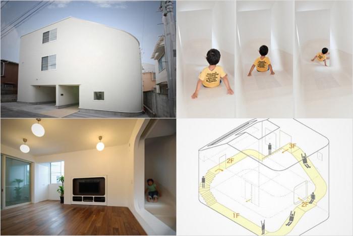 Огромна пързалка в дома?