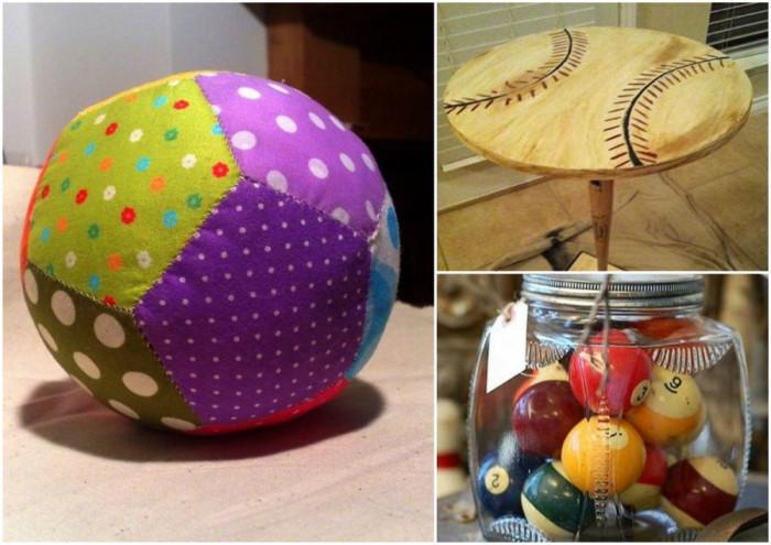 Образователен декор с текстилна футболна топка