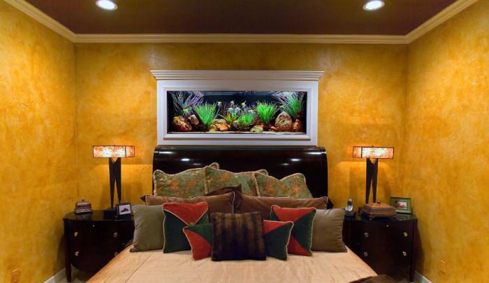 Вграденият аквариум пести място и освобождава пространство за вас