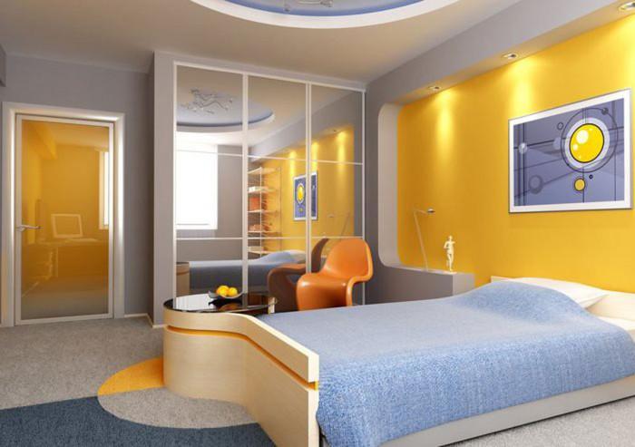 Футуристична тематика – детска в сребристо сиво, жълто, бяло