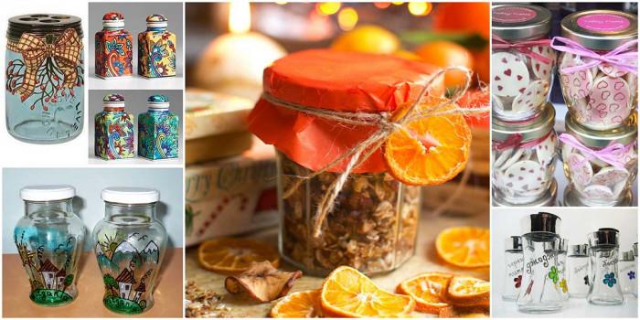 Ефектни шарени буркани