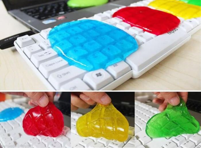 Гел за почистване на клавиатура