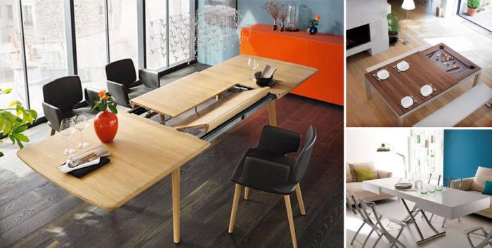 6 функционални разтегателни маси за ефективно оптимизиране на пространството