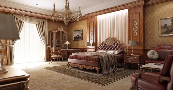 Класическа спалня като по учебник